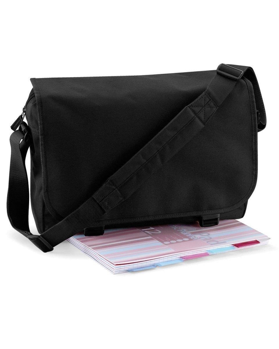 BAGBASE MESSENGER BAG (BLACK)(Size: One Size)