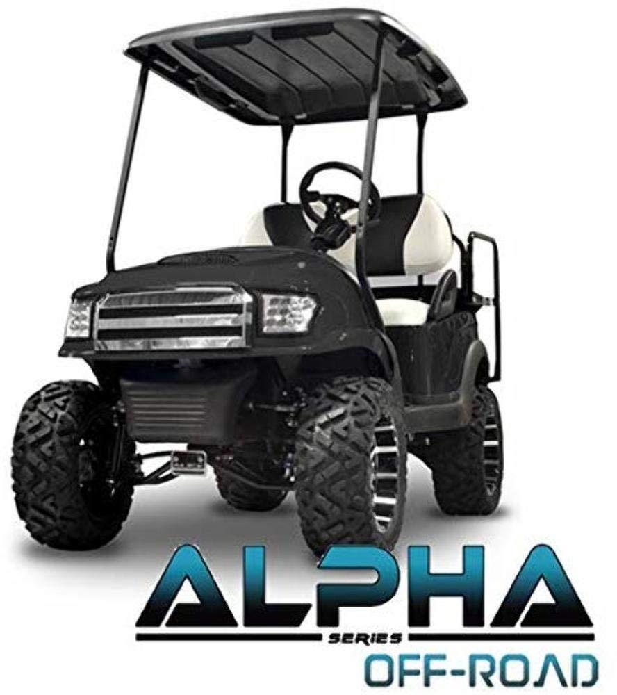 MADJAX Alpha Front Cowl Kit with LED Headlights for Club Car Precedent Golf Cart | Compatible with 2004-Up Models