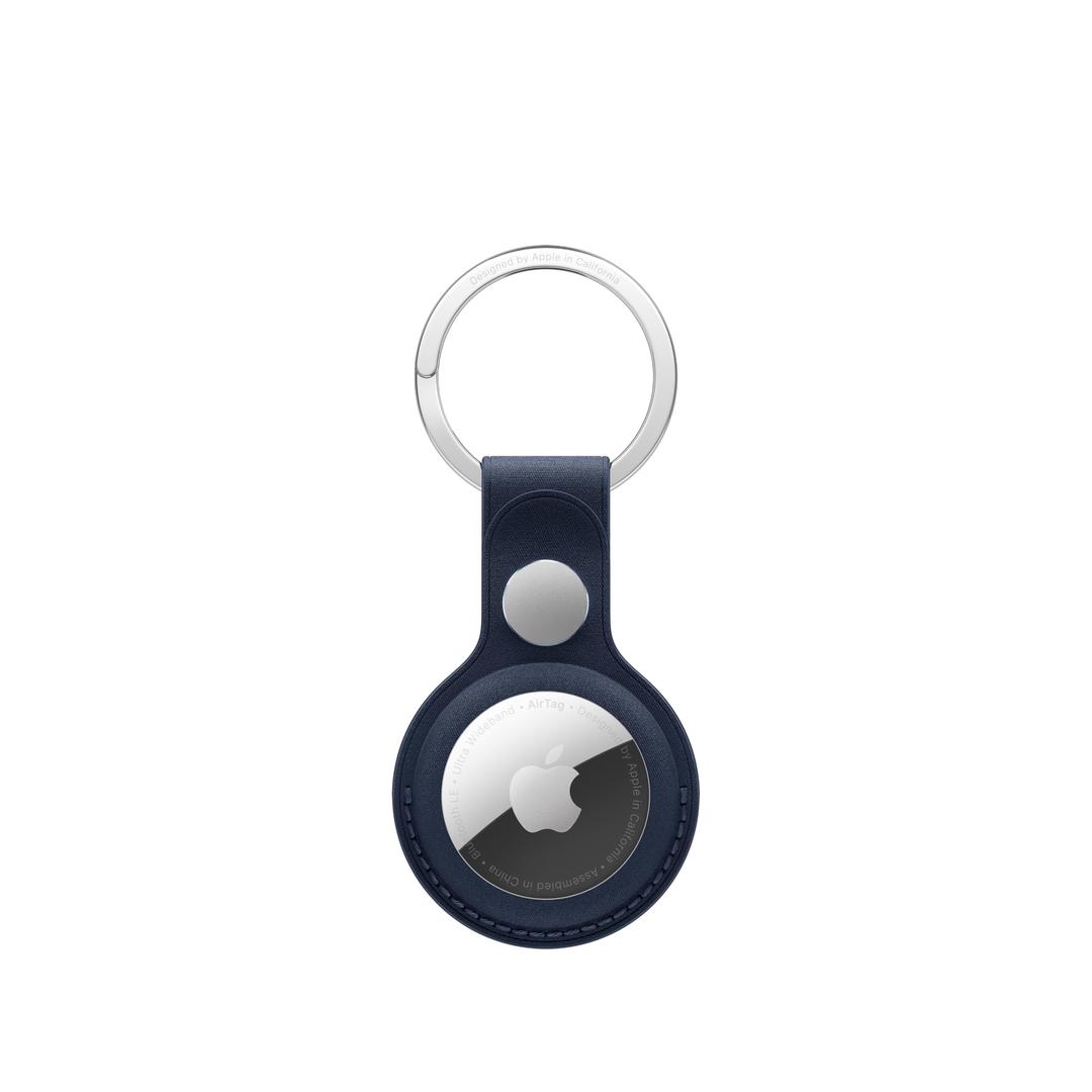 Apple AirTag FineWoven Key Ring - Deep Blue ​​​​​​​