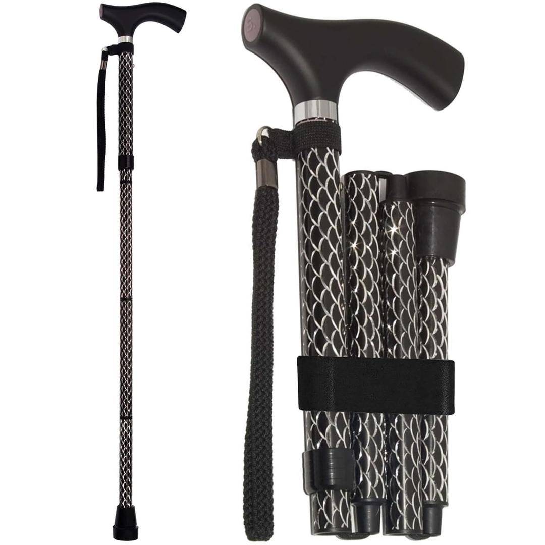 Switch Sticks Walking Cane for Men or Women, Foldable and Adjustable from 32-37 Inches, FSA and HSA Eligible