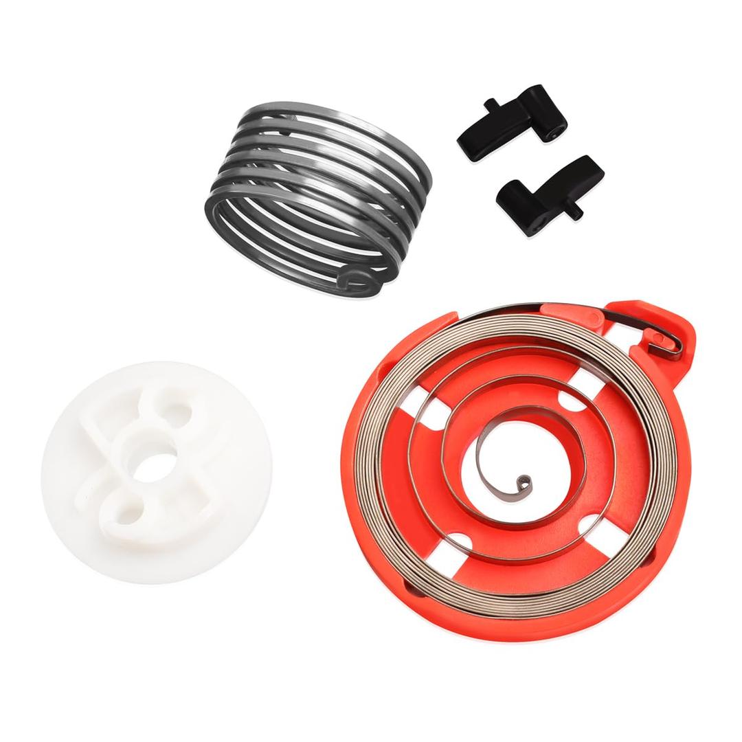 Recoil Pull Start Easy Parts, Starting Rewind Spring Repair Kit Compatible with STIHL BG56C BG86C SH86C SH56C Handheld Leaf Blower (Replace #4237-190-0600,4241-195-3501,4241-195-2001,1123-195-7200)