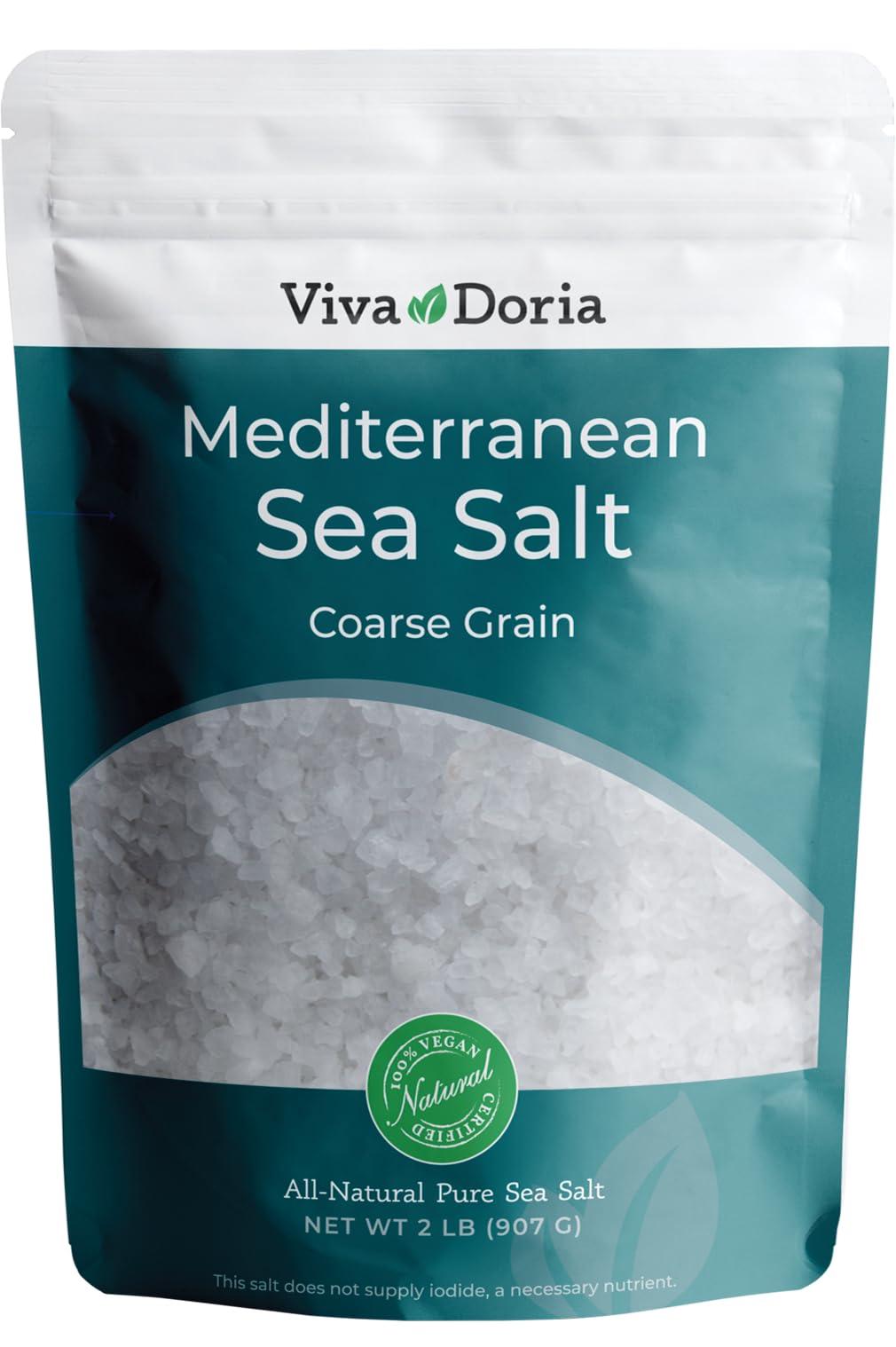 Viva DoriaMediterranean Sea Salt, Coarse Grain, 2 lb