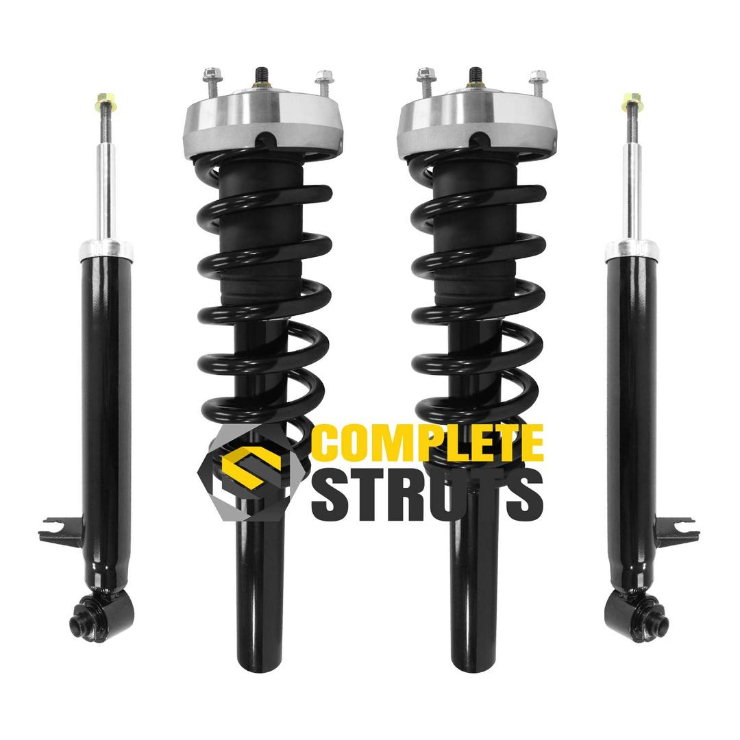 COMPLETESTRUTS - Front Quick Complete Strut Assemblies with Coil Springs and Rear Shock Absorbers Replacement for 2007-2013 BMW X5 - Set of 4