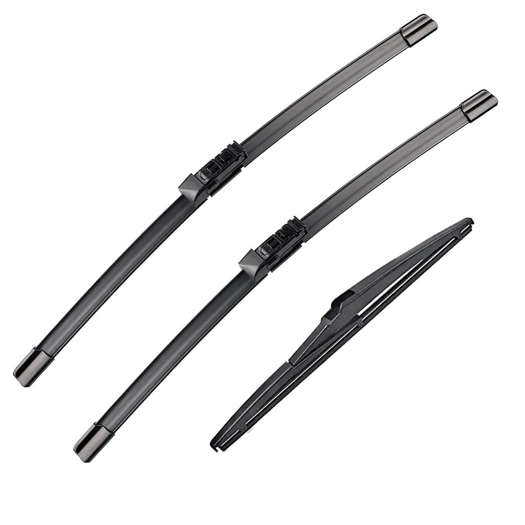 3 Wipers Factory Replacement For Lexus NX200t 2015-2017 NX300 2018-2021 2022 2023 NX300h 2015-2021 2022 2023 Original Equipment Replacement Windshield Wiper Blades Set 26"+16" +12" (Set of 3)