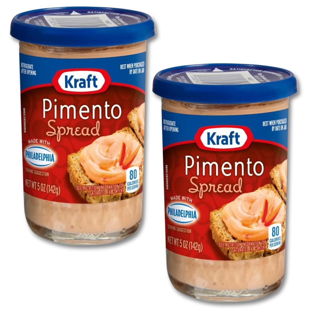 Kraft Pimento Cheese Spread 5 Oz (Pack of 2)