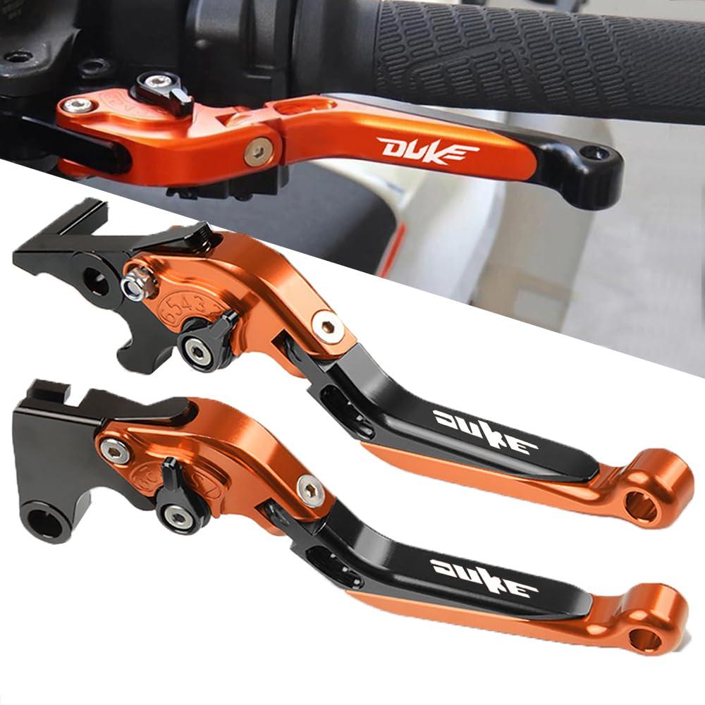 FREAXLL K.T.M Duke 125 390 Brake Clutch Levers Set Foldable Extendable CNC Aluminium for K.T.M Duke 125 2011-2020 Duke 200 2012-2020 Duke 250 390 2013-2020