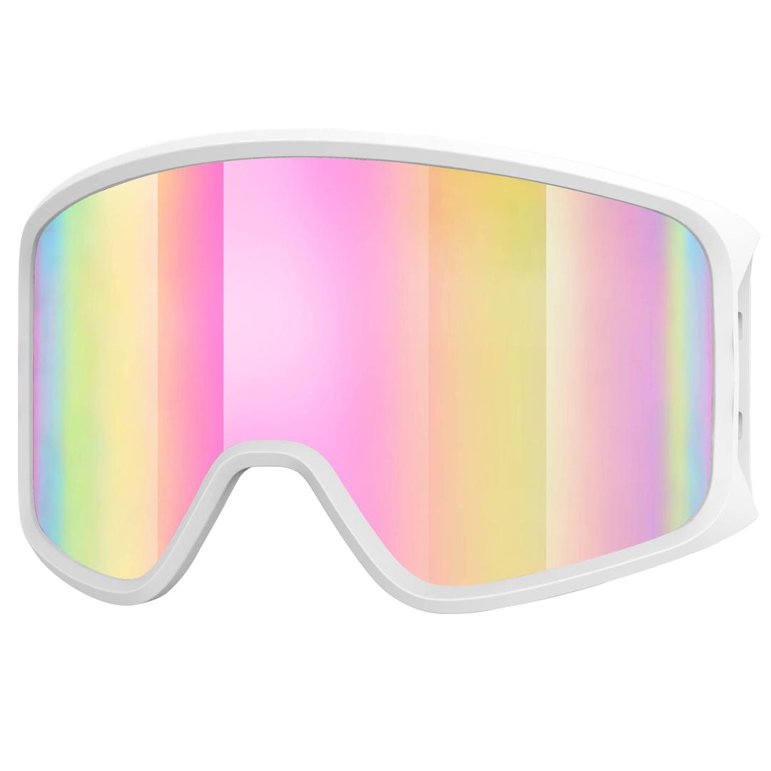 Findway Ski Goggles, OTG - Over Glasses Snow Goggles, Interchangeable Lens Snowboard Goggles for Adult Men, Women & Youth