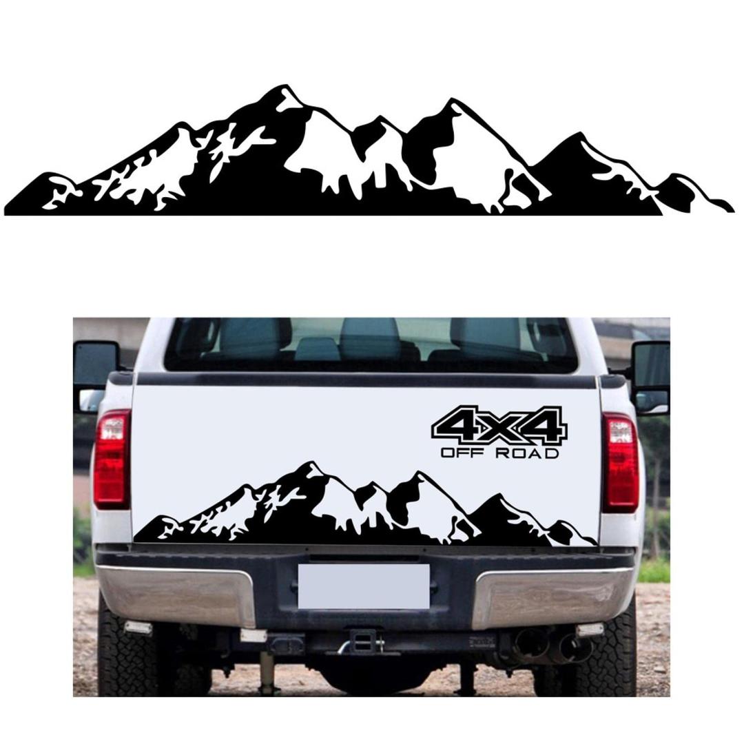 MPSSAA Car Decal For Ford Ranger Raptor Pickup For Isuzu Dma For Nissan NAVARA For Hilux Car Sticker 4X4 Off Road Graphic Vinyl Decal