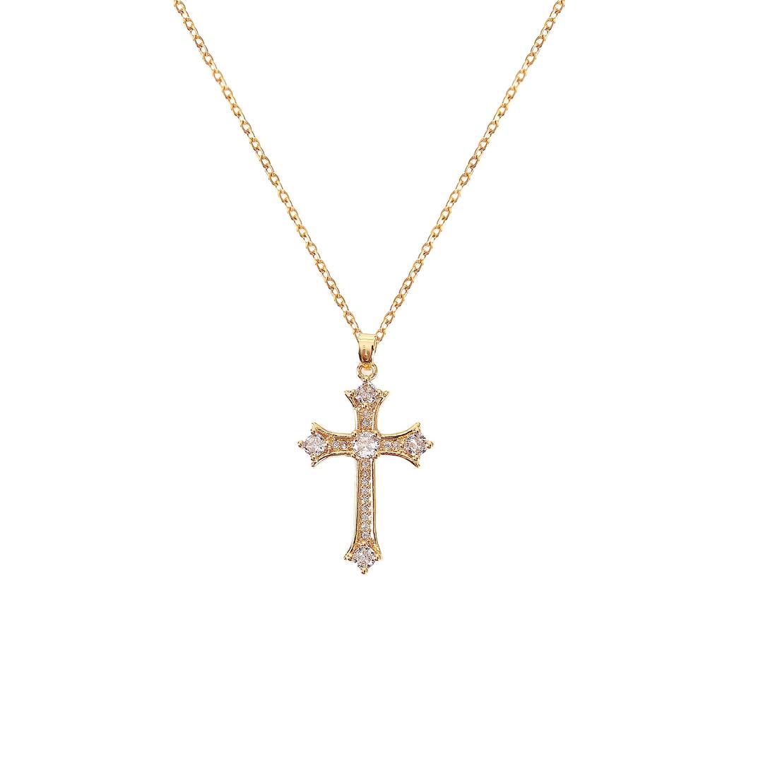 LLIYSOUNCross Pendant Necklace for Women Jewelry Gold Cross Necklaces for Women Girl Cross Necklace Minimalist Trendy Jewelry Valentines Day