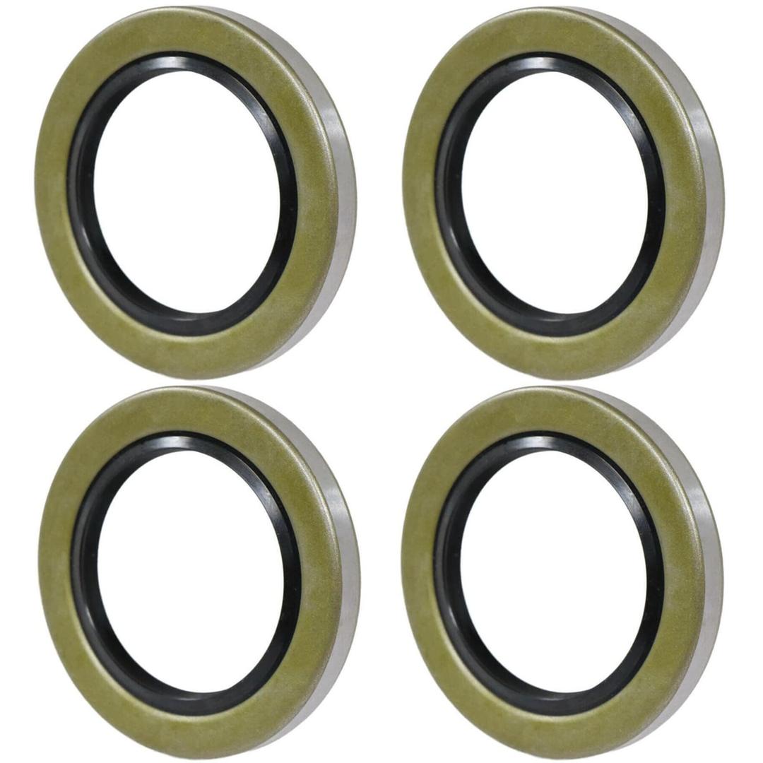 Sanyasi (Pack of 4 Trailer Hub Wheel Grease Seal for Dexter Texcom Replaces 01003600 010-036-00 10-36 22333TB, ID 2.250" x OD 3.376" Double Lip Seals, 5200-7000lb Trailer Axles D42