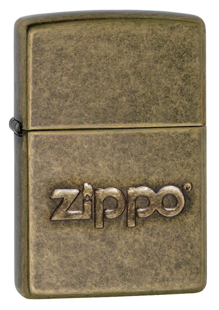 Zippo Stamped Pocket Lighter, Antique Brass, One Size (ZO28994)