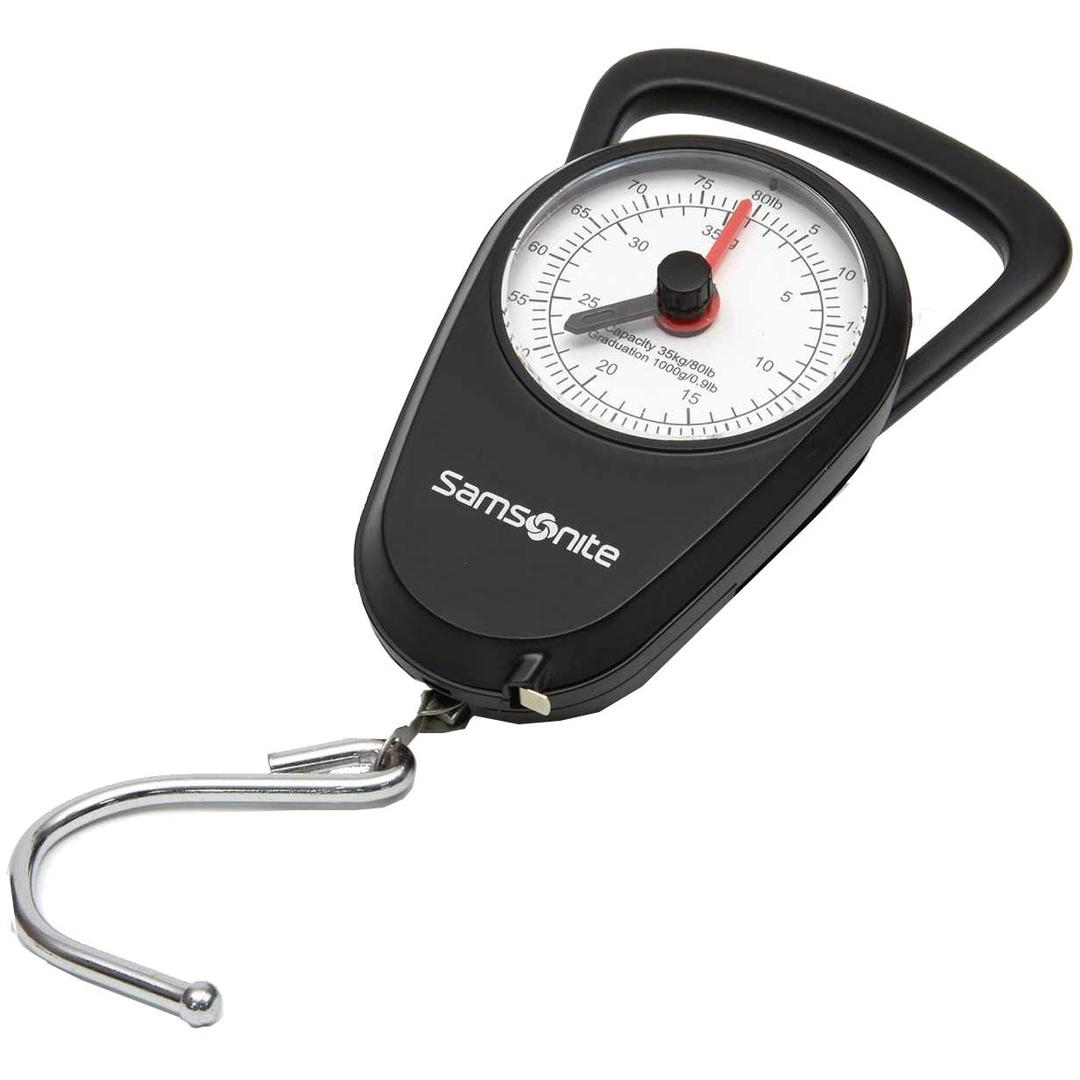 SamsoniteManual Luggage Scale, Black, One Size