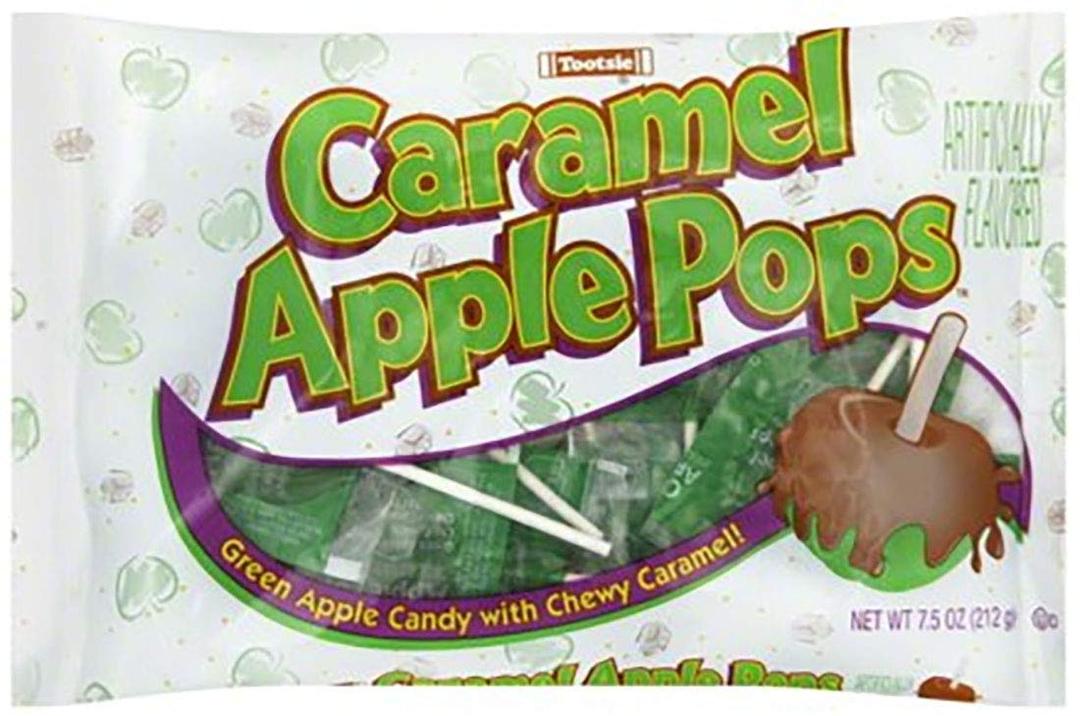 Caramel Apple Pops by Tootsie Roll - 7.5 Ounce Bag of Individually Wrapped Pops