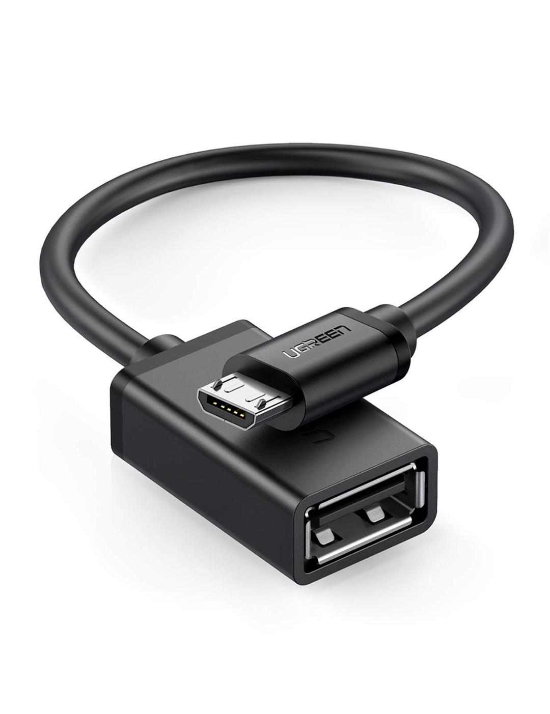 UGREEN Micro USB 2.0 OTG Cable On The Go Adapter Male Micro USB to Female USB Compatible with Samsung Phone S7 S6 Edge S4 S3 LG G4 Controller Android Windows Smartphone Tablets 4 Inch Black