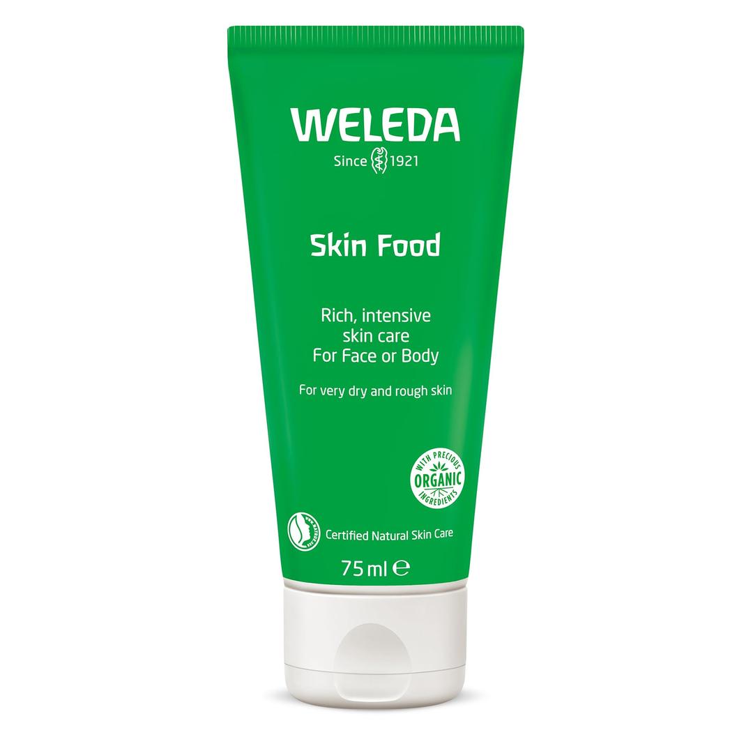 WeledaSkin Food Original Ultra-Rich Body Cream 2.5 Fluid Ounce, Plant Rich Hydrating Moisturizer with Pansy, Chamomile and Calendula