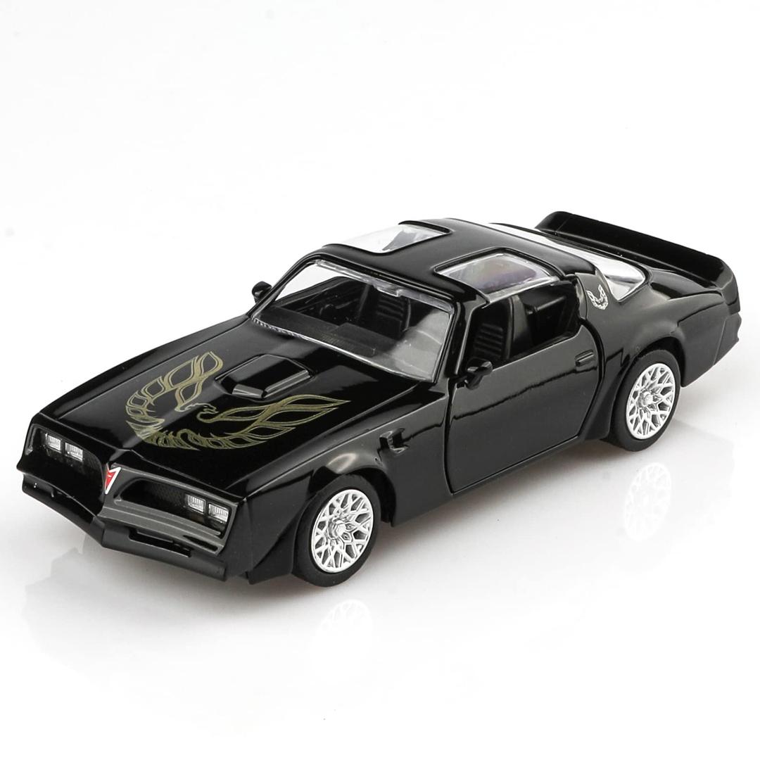 1/36 Scale 1978 Pontiac Firebird Trans Am Diecast Car Models,Smokey and The Bandit Pull Back Toy Cars,Cars Gifts for Boys Girls