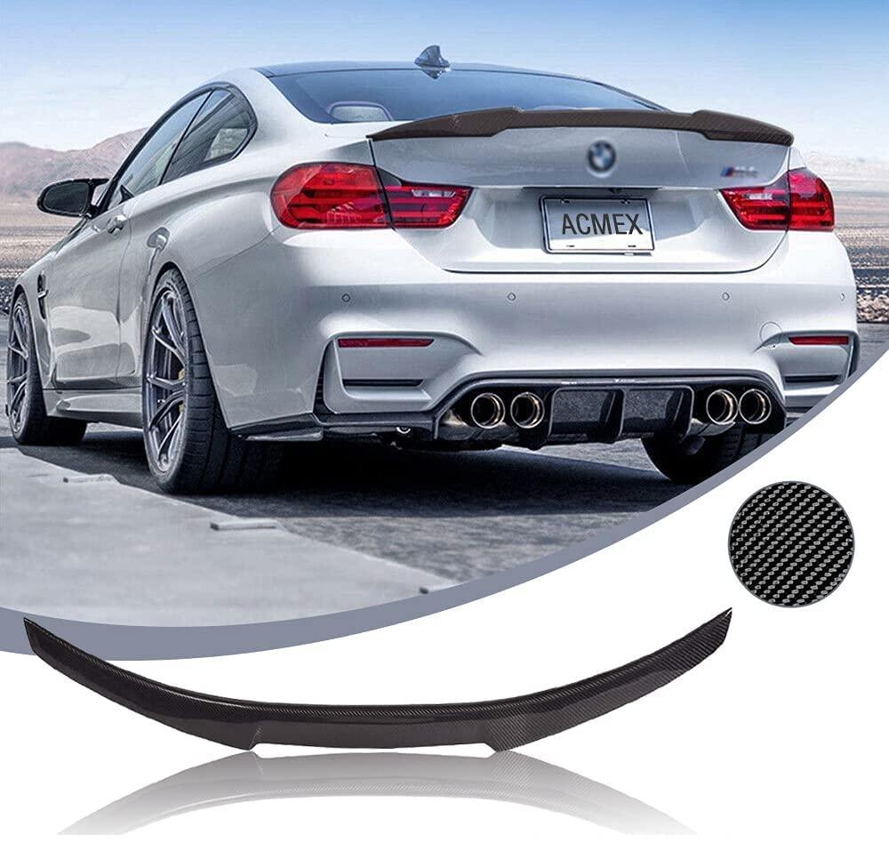 Rear Spoiler Wing Fits for 2007-2013 BMW E92 335i 335xi 335is 335i xDrive 328i 328xi & E92 M3 2 Door Coupe Highkick Trunk Spoiler Wing(Carbon Fiber)