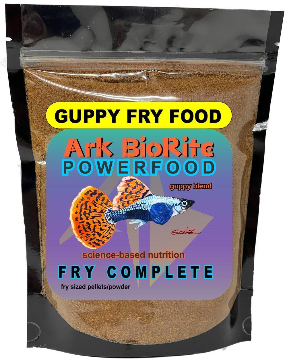 2oz Fry Juvi Baby Guppy SuperFood, All Natural, No Fillers, Complete Nutrition powerfood, Color Enhancer