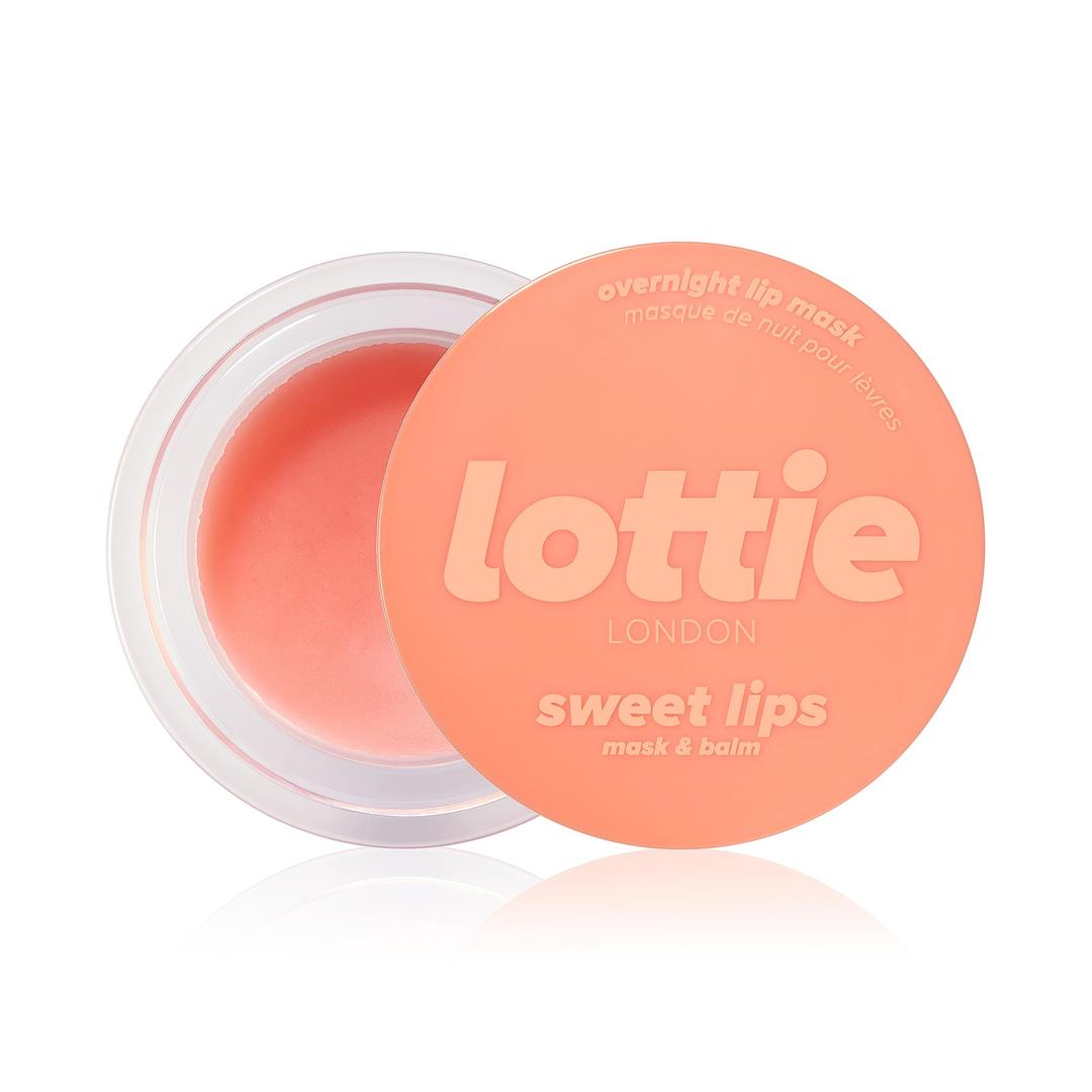 lottie LONDON Sweet Lips - Totally Coco Lip Balm 9g - Moisturize dry, chapped & flaky lips - Nourishing Lip Mask & Balm