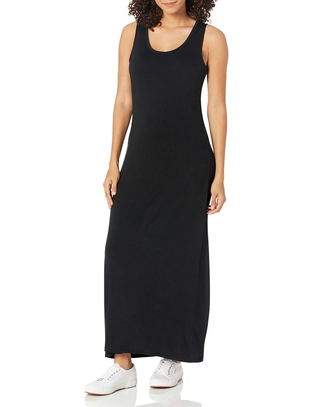 Amazon EssentialsWomen's Tank Waisted Maxi Dress (Available in Plus Size)