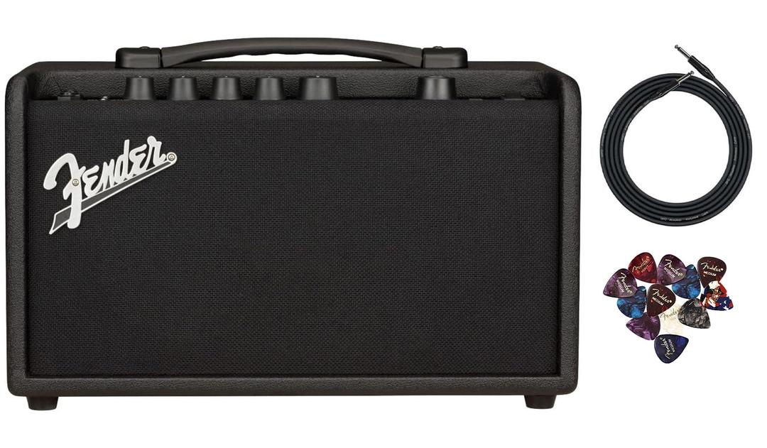 FenderMustang LT40S Amplifier Bundle with Cable and Austin Bazaar Exclusive 12-Pack Picks