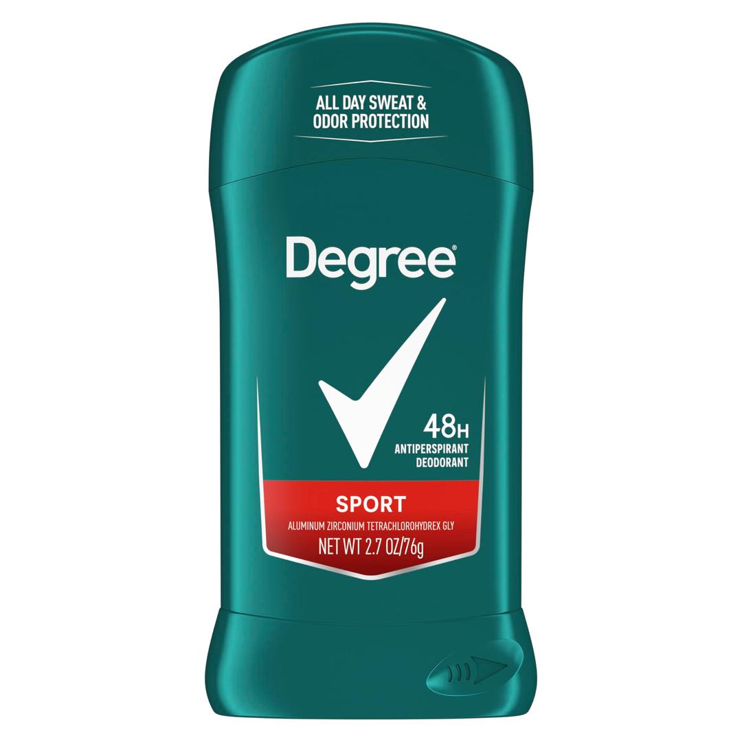 Degree Men Original Protection Antiperspirant Deodorant Sport Pack of 6 48-Hour Sweat and Odor Protection Antiperspirant For Men 2.7 oz