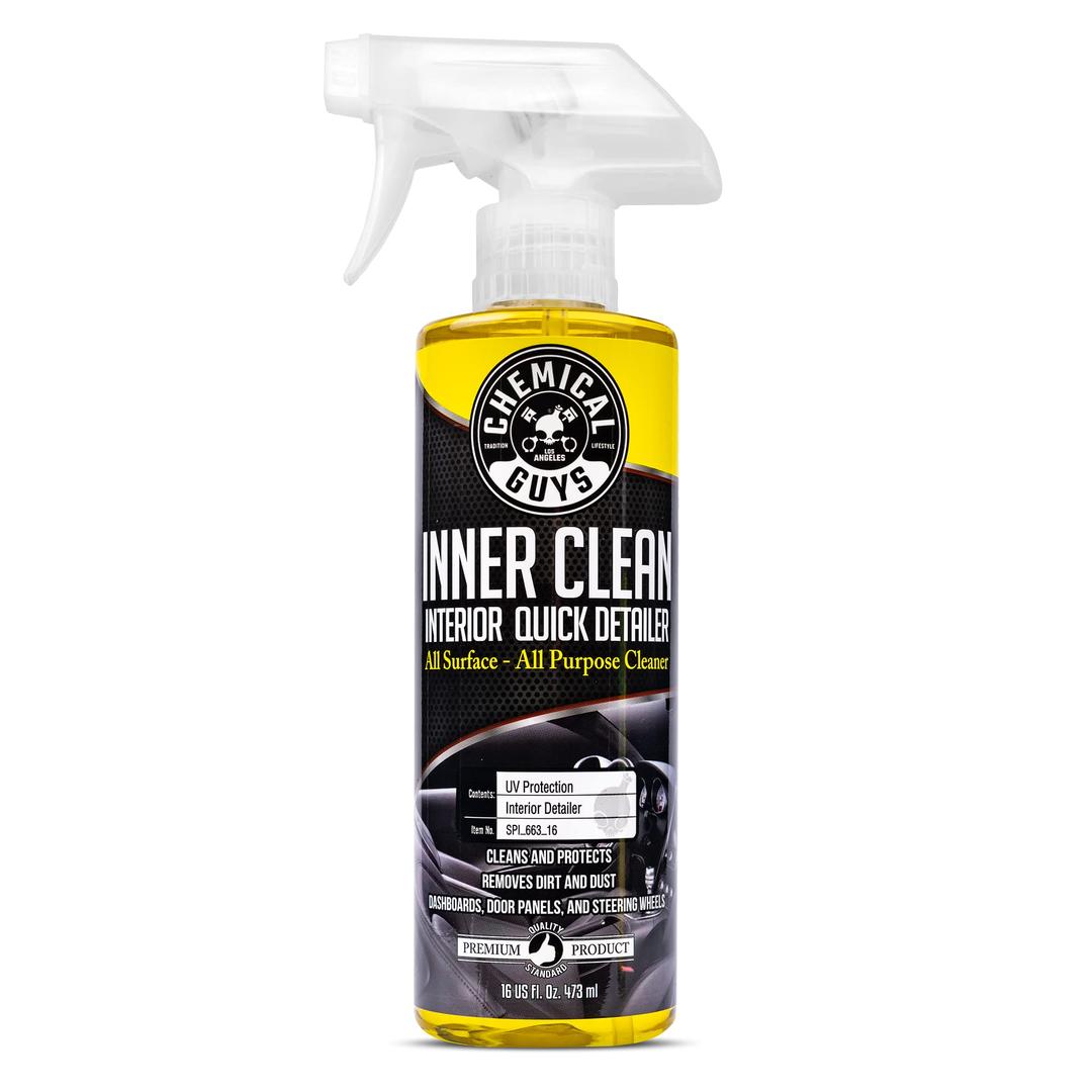 Chemical GuysSPI_663_16 InnerClean Quick Detailer with Pineapple Scent, High Performance Interior and Dashboard Cleaner, Dust Repellent, Easy to Use Non Greasy Formula, 16 fl oz