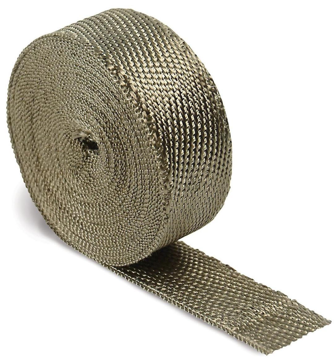 Design Engineering 010127 Titanium 2" x 50' Exhaust Heat Wrap with LR Technology