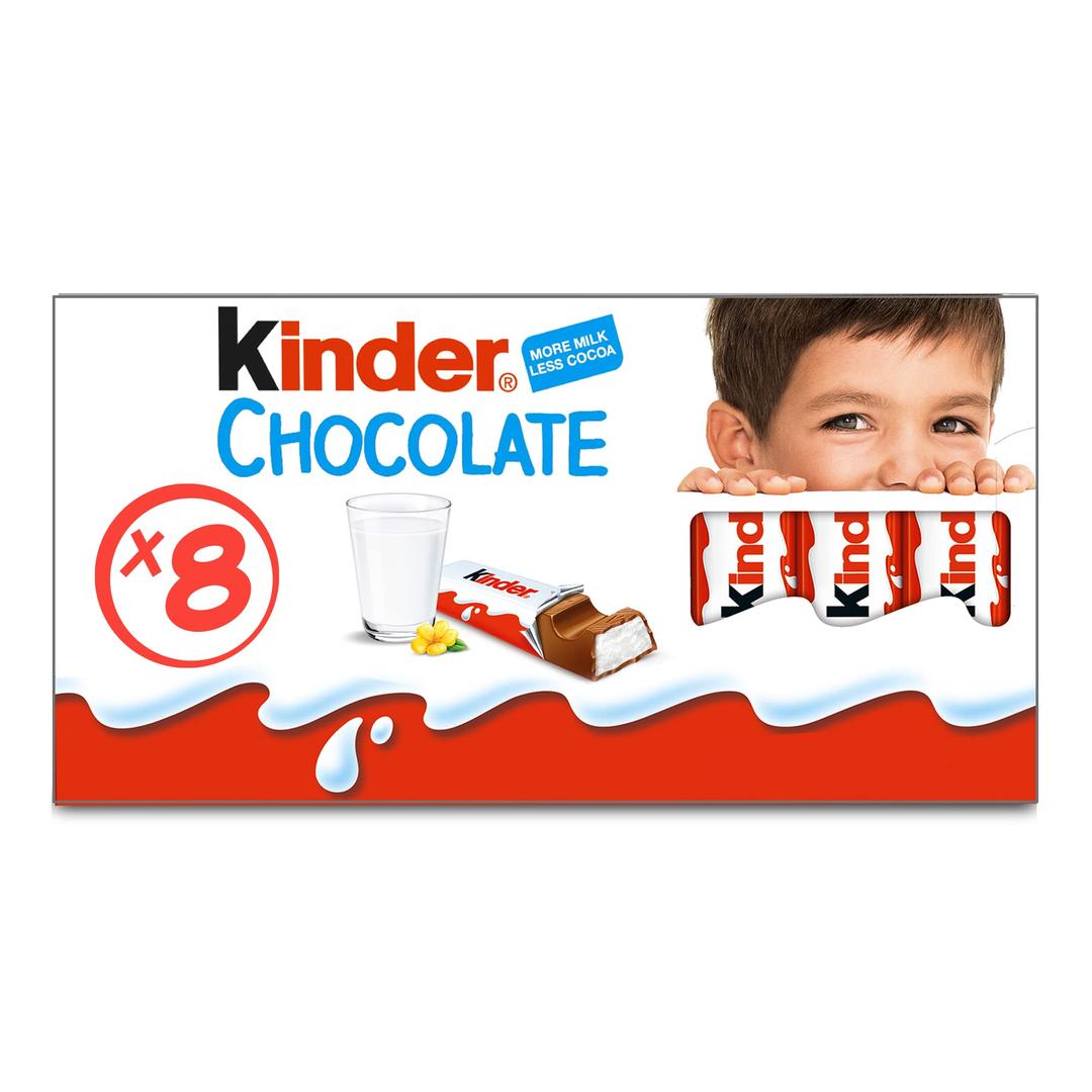 Kinder Chocolate 100G pack of 8