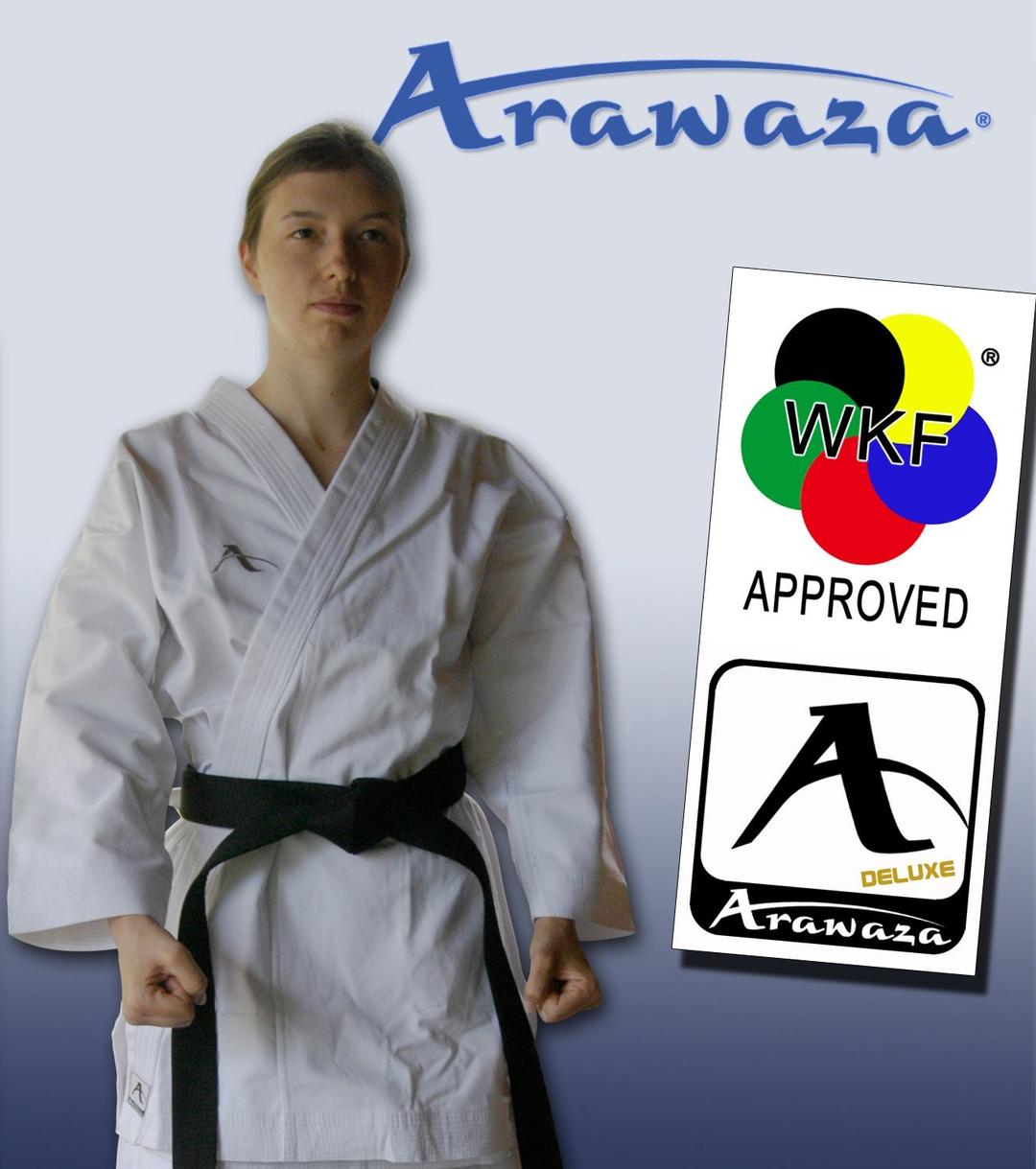 BRAND NEW Arawaza KATA DELUXE Karate Suit Gi MARTIAL ARTS 12oz WKF APPROVED