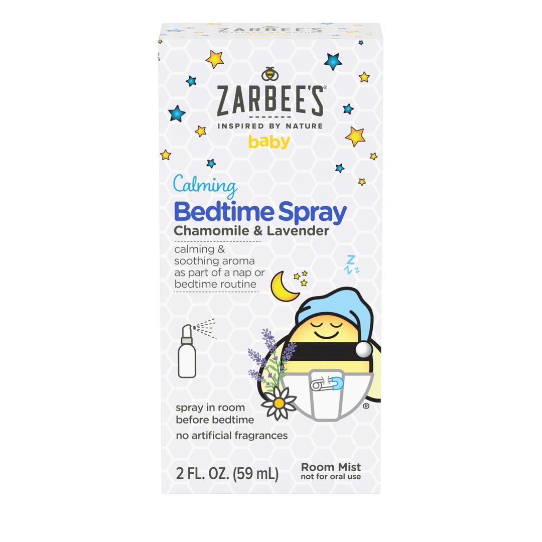 Zarbee's Baby Sleep Spray; Calming Bedtime Spray with Natural Lavender and Chamomile to Help Infant Nighttime Routine; 2oz Bottle