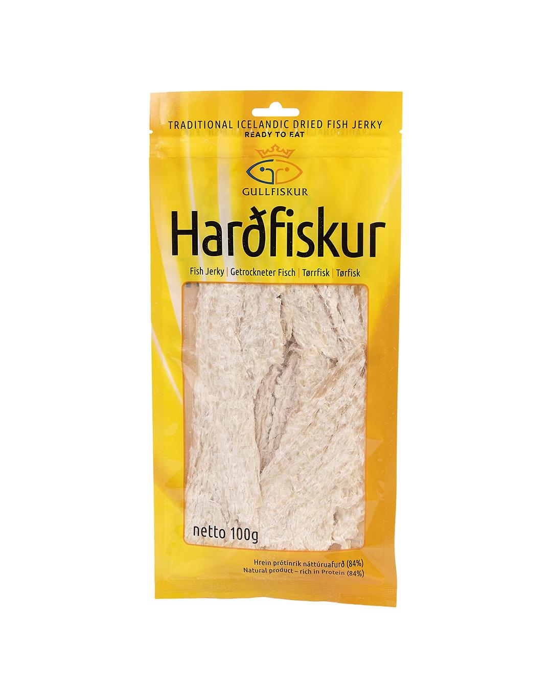 Icelandic Dried Fish - VON Iceland - Harðfiskur 100G - Fresh Cod Fillets from Iceland