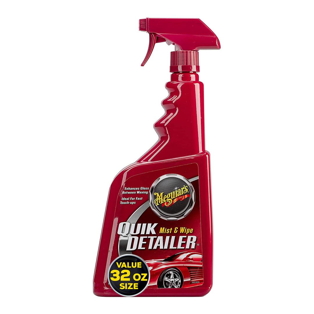 Meguiar's Quik Detailer Mist & Wipe - 32 Oz Spray Bottle