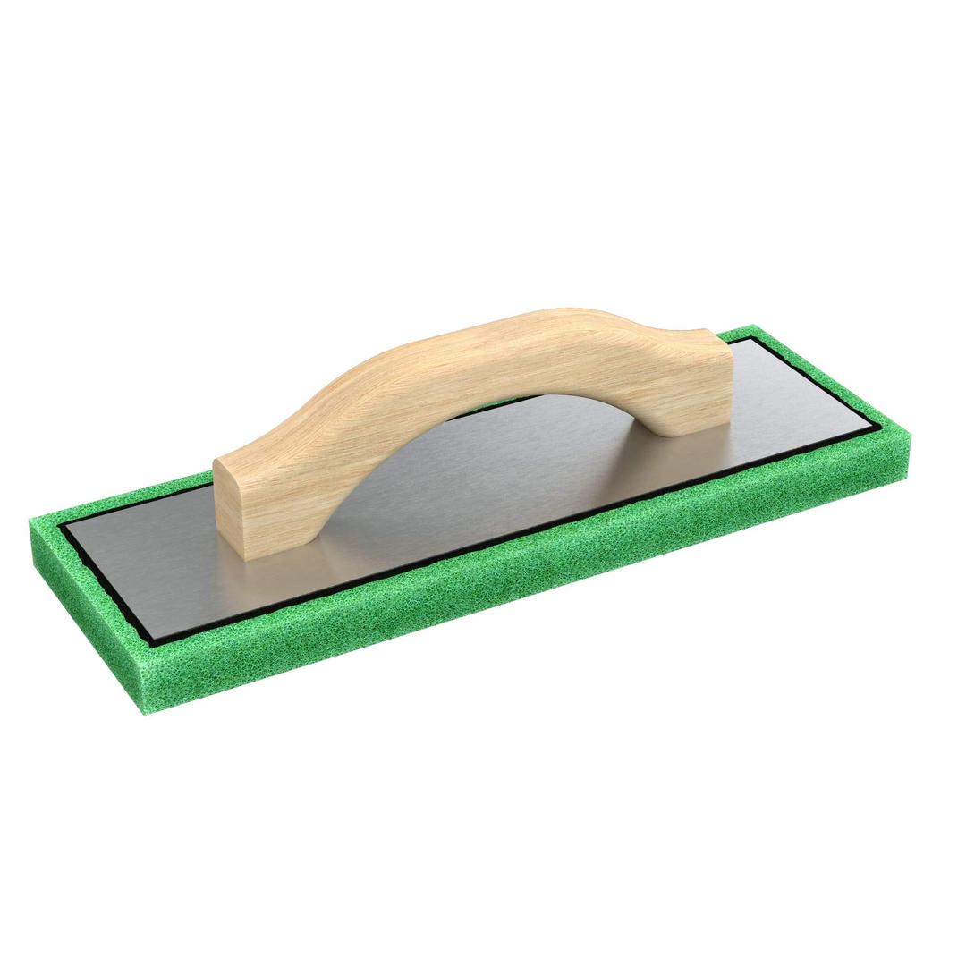 Bon Tool 83-102 Green Foam Float - 4" X 12" X 3/4" Wood Handle