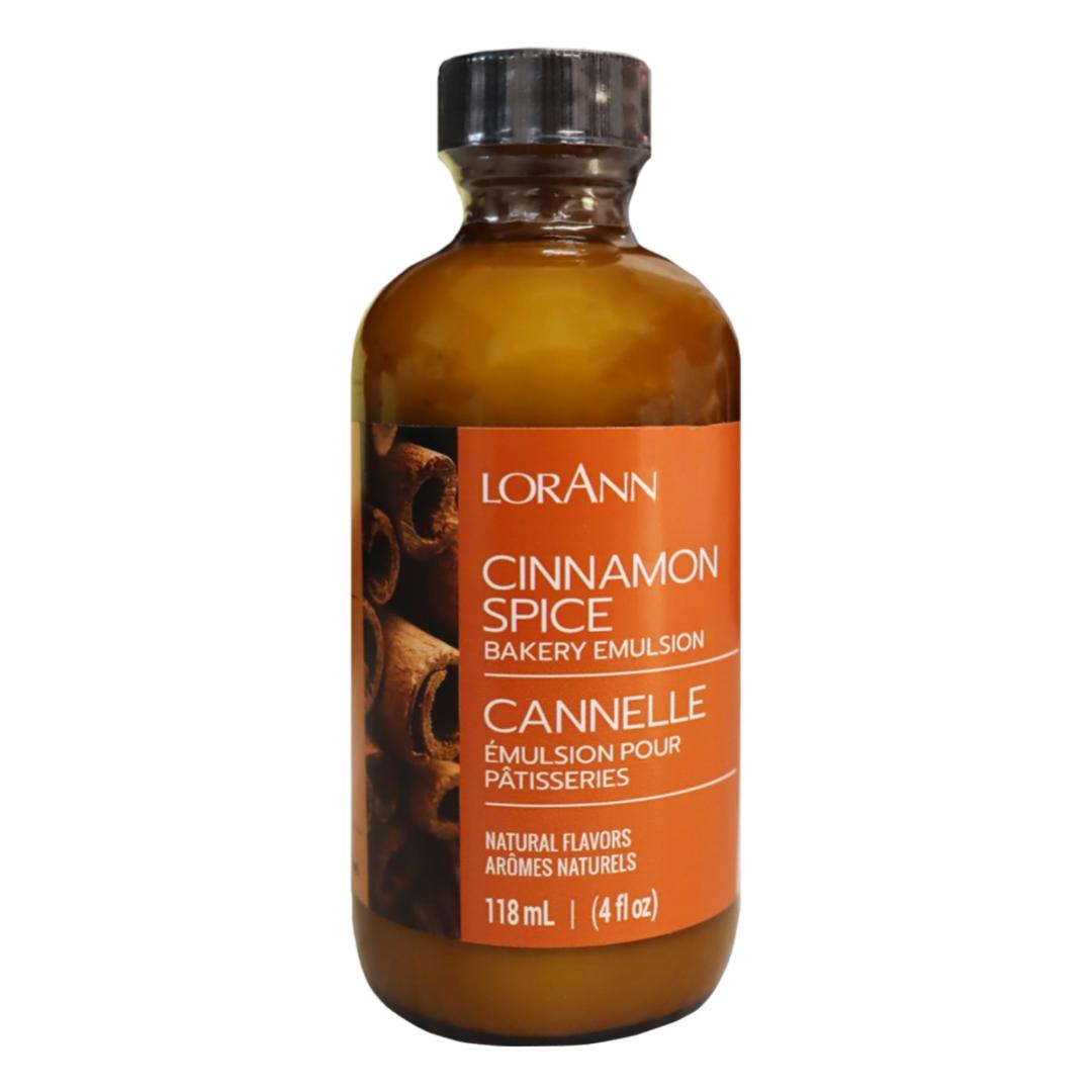 LorAnn OilsCinnamon Spice Bakery Emulsion: True Cinnamon Essence, Perfect for Enhancing Spiced Undertones in Baked Goods, Gluten-Free, Keto-Friendly, Cinnamon Extract Alternative for Your Kitchen