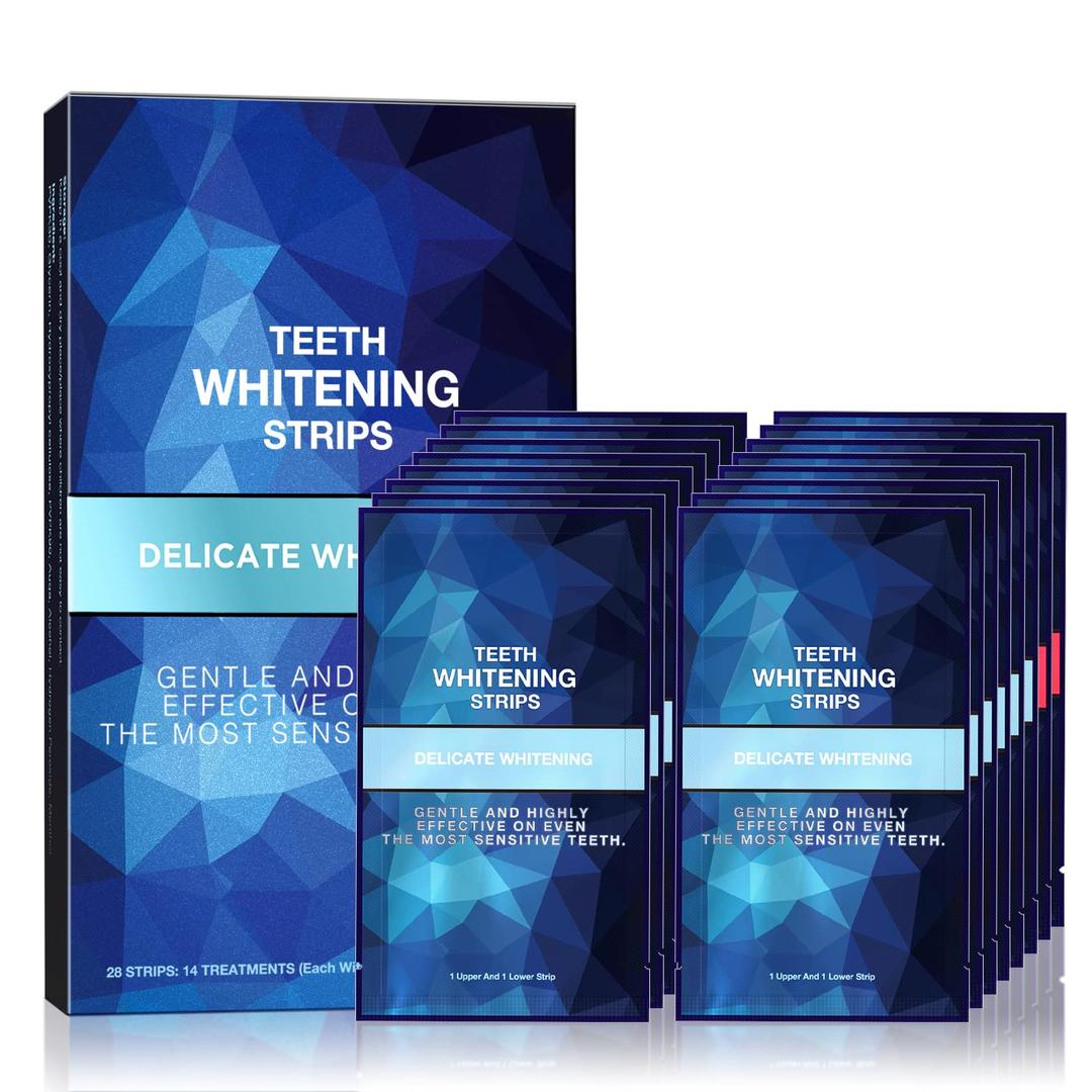 Teeth Whitening Strips, White Strips for Teeth Whitening 28 Strips(14 Treatments)