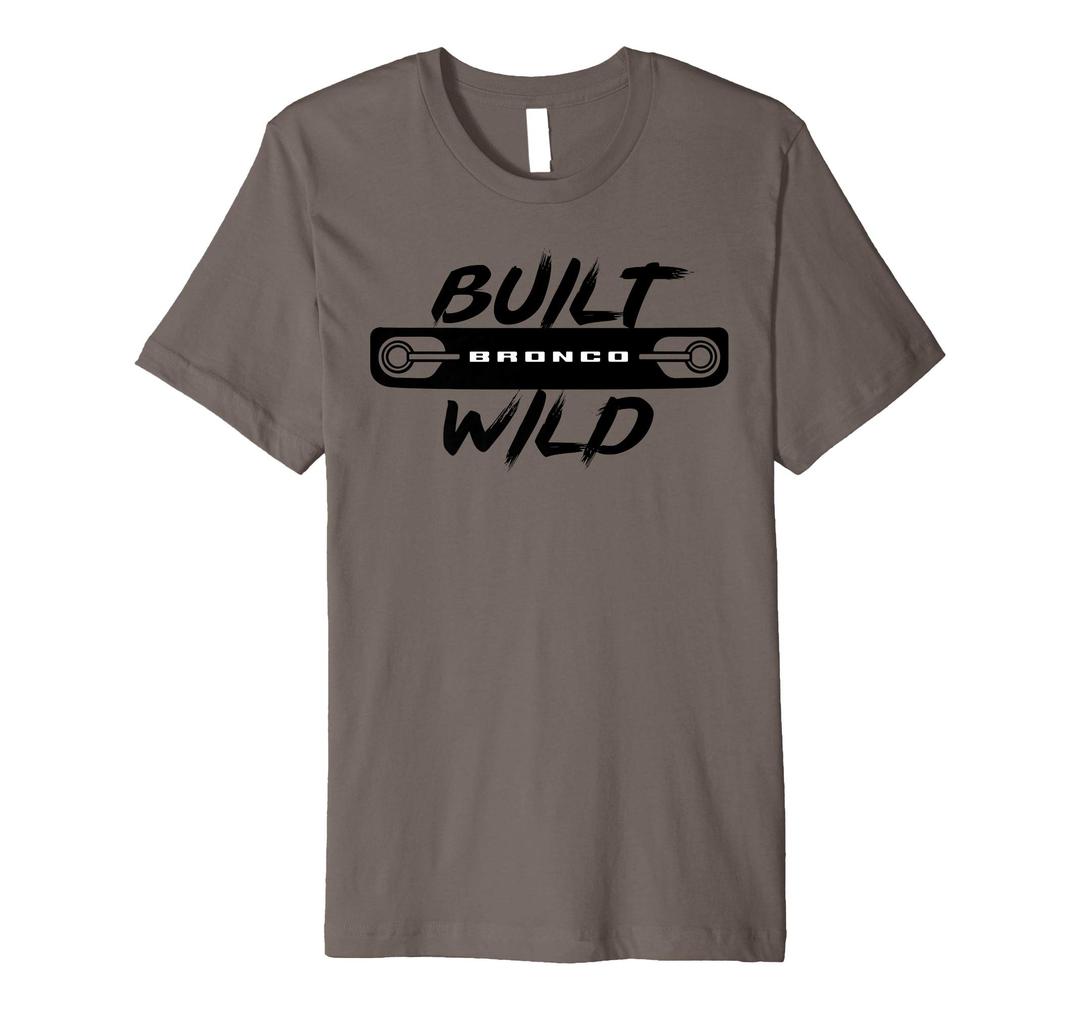 Ford Bronco Built Wild Front Grill Premium T-Shirt