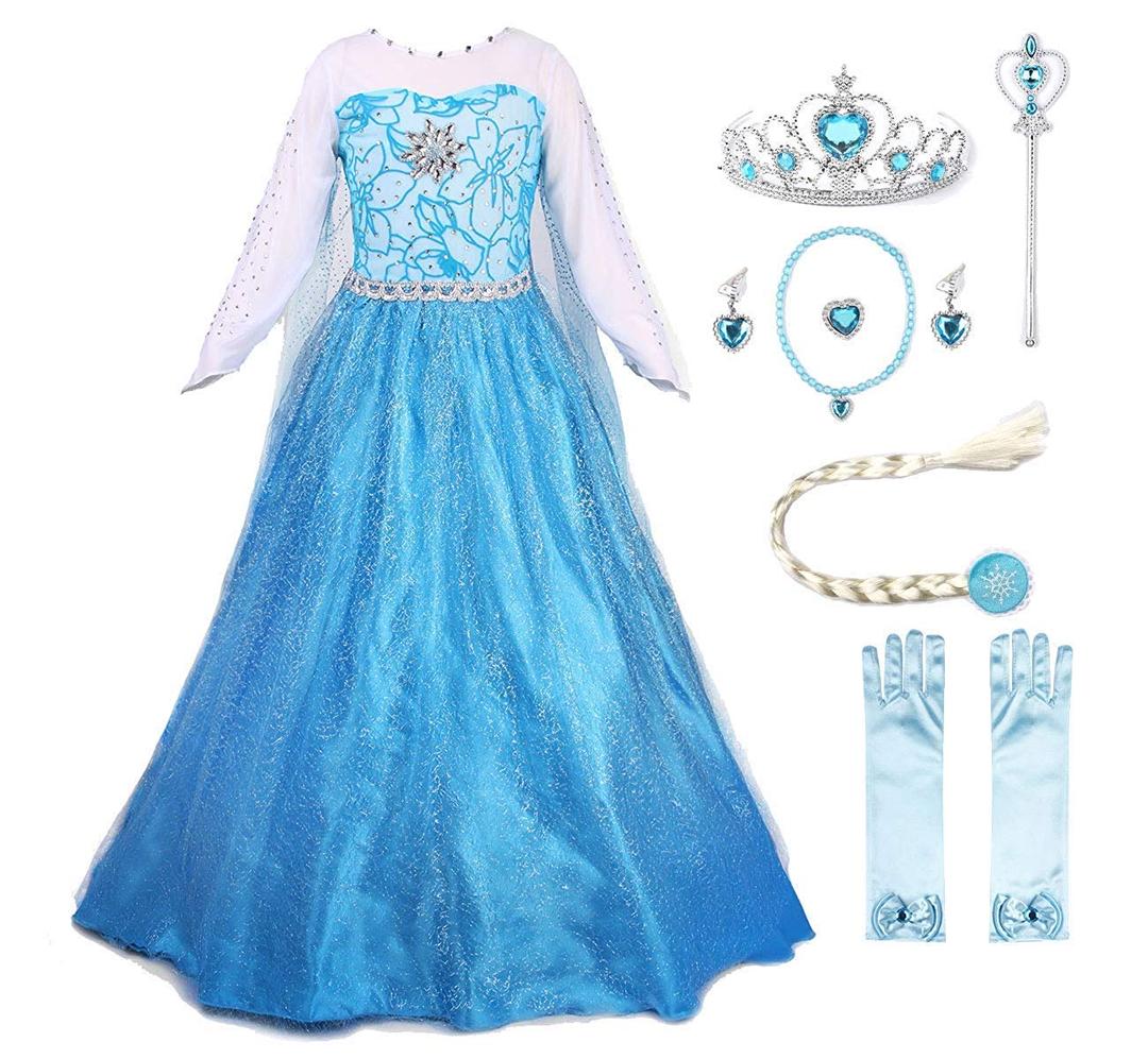 JerrisApparelPrincess Dress Queen Costume Cosplay Dress Up with Accessories