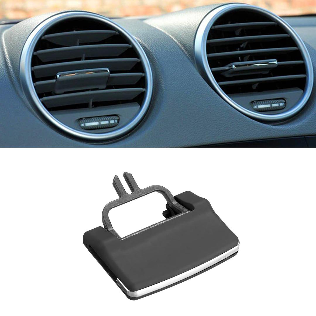 TTCR-II Front AC Vent Outlet Tab for Mercedes Benz, 1 PC Front Left/Right/Center Air Grille Clip for Mercedes Benz W164 ML320 ML350 ML400 ML500 ML550 2006-2011 X164 GL350 GL450 GL550 2007-2012