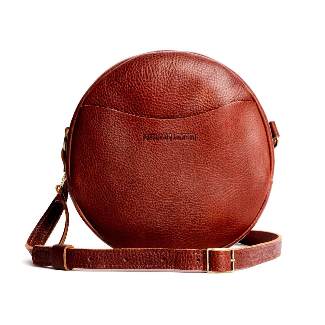 Circle Crossbody Bag for Women – Handmade from from the Finest Full-Grain Hides