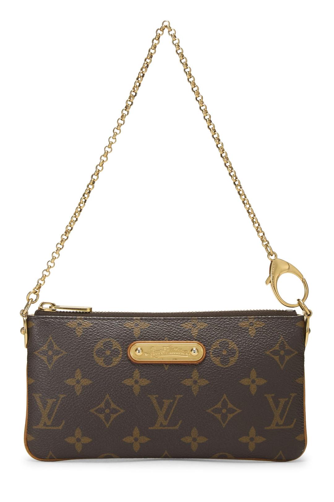 Louis VuittonPre-Loved Monogram Canvas Pochette Milla MM, Brown