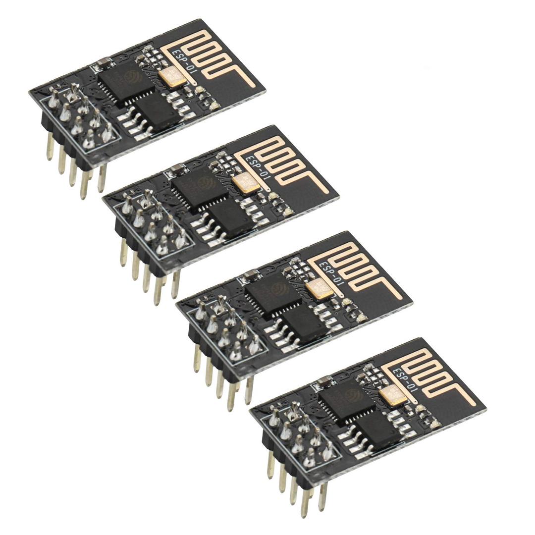 4Pcs ESP8266 Serial Wifi Module ESP-01 Updated Wireless Transceiver Board 3.3V for Arduino