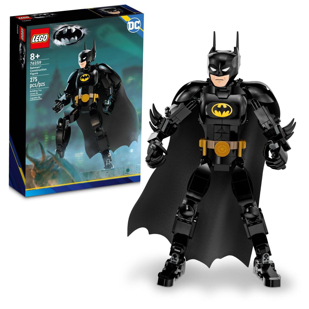 LEGODC Batman Construction Figure 76259 Buildable DC Action Figure, Fully Jointed DC Toy for Play and Display with Cape and Authentic Details from the Batman Returns Movie, Batman Toy for 8 Year Olds