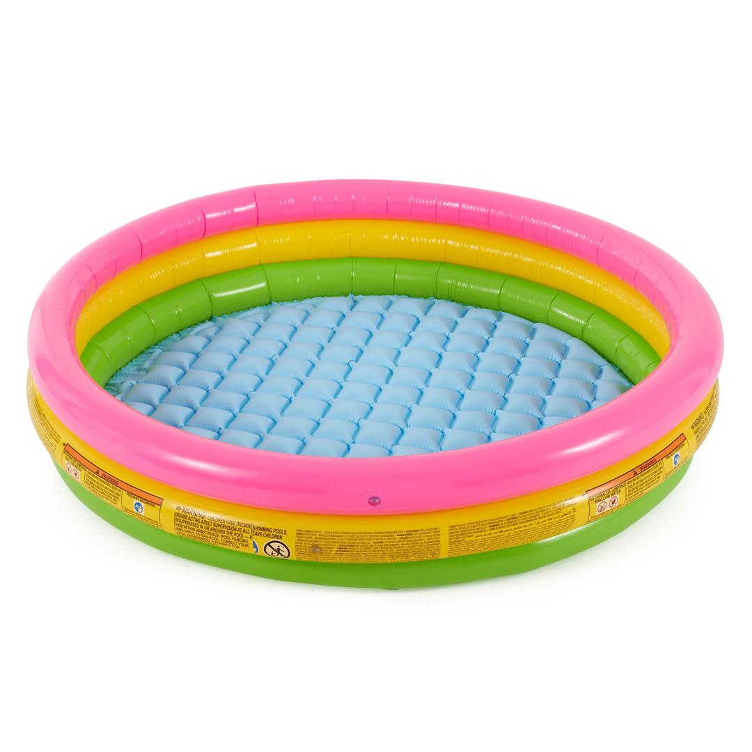 Intex Kiddie Pool - Kid's Summer Sunset Glow Design - 58" x 13"