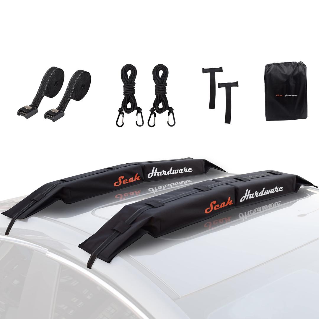 Universal Soft Roof Rack Pads for Kayak Surfboard SUP Canoe Snowboard