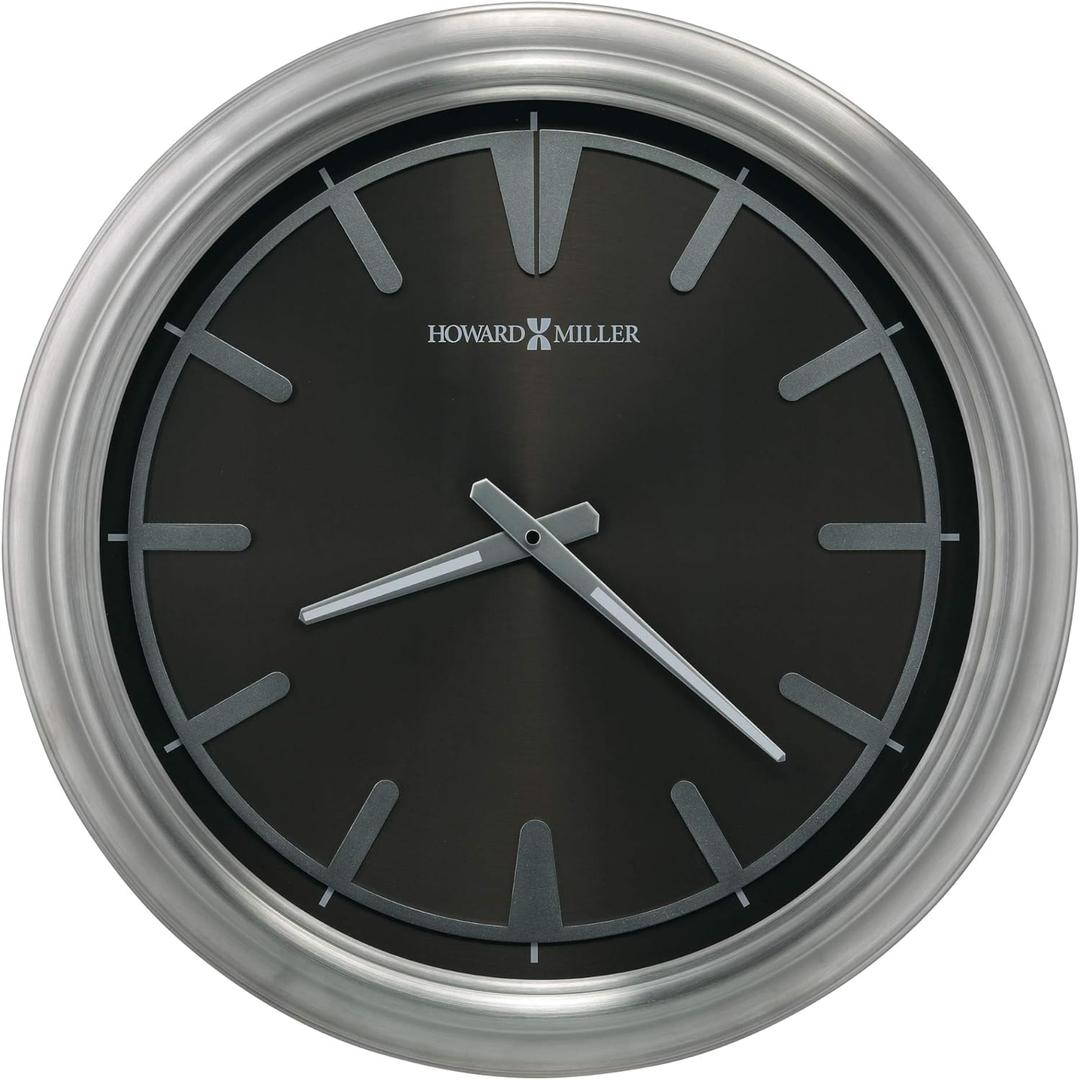 Howard MillerBoardman Wall Clock, Spun Silver