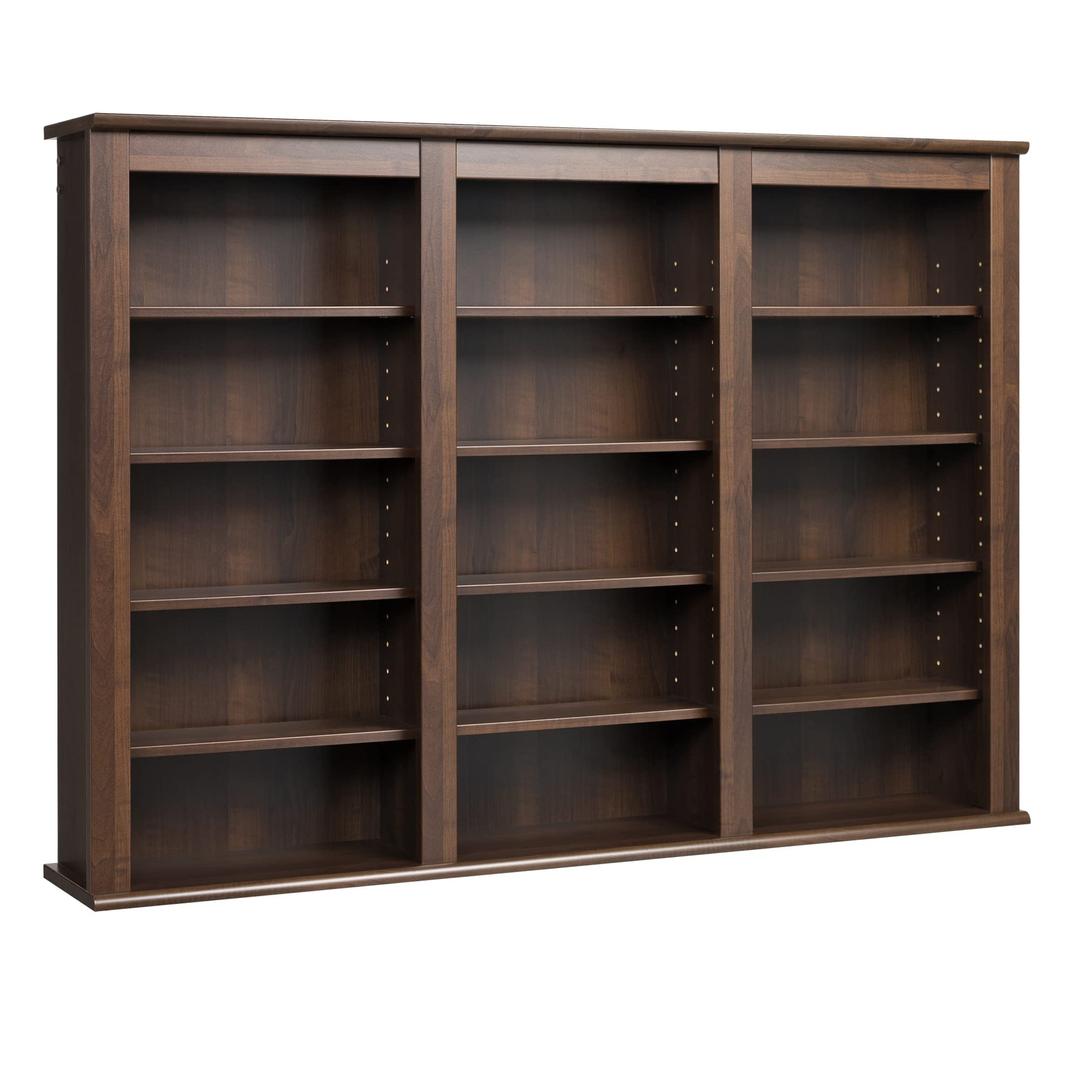 Prepac Triple Wall Mounted Storage, Espresso