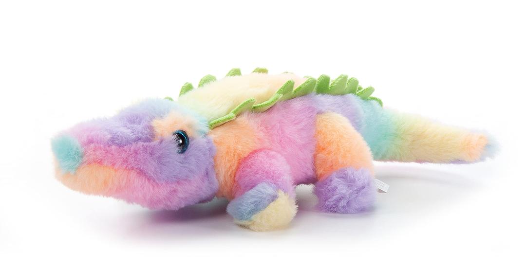 The Petting Zoo Alligator Stuffed Animal Plushie, Ombrez Animals, Rainbow Alligator Plush Toy 15 inches