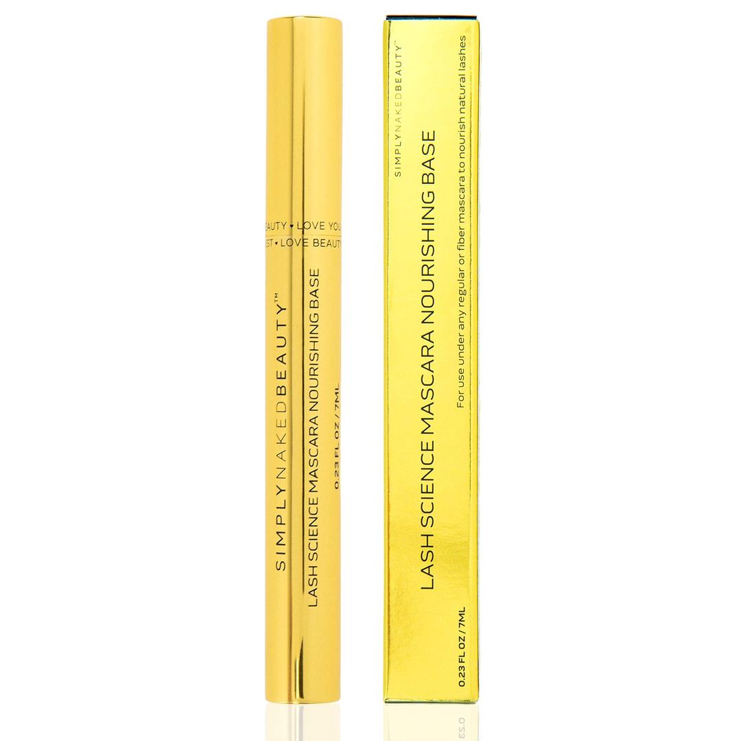 Lash Science Mascara Nourishing Base Mascara 2 In 1 - Mascara with USDA Certified Organic Castor Oil For Eyelash Growth.