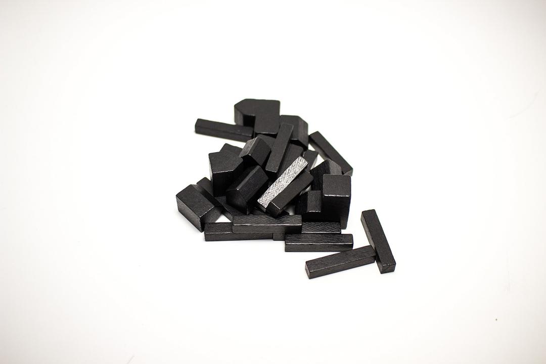 Black Wood Replacement Pieces for Settlers of Catan